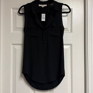 NWT Women’s LOFT Sleeveless Blouse, Size XS